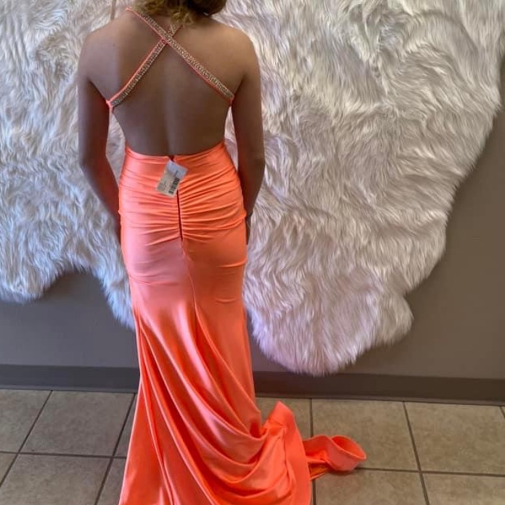 Peach/Orange/Pink Jessica Angel brand dress